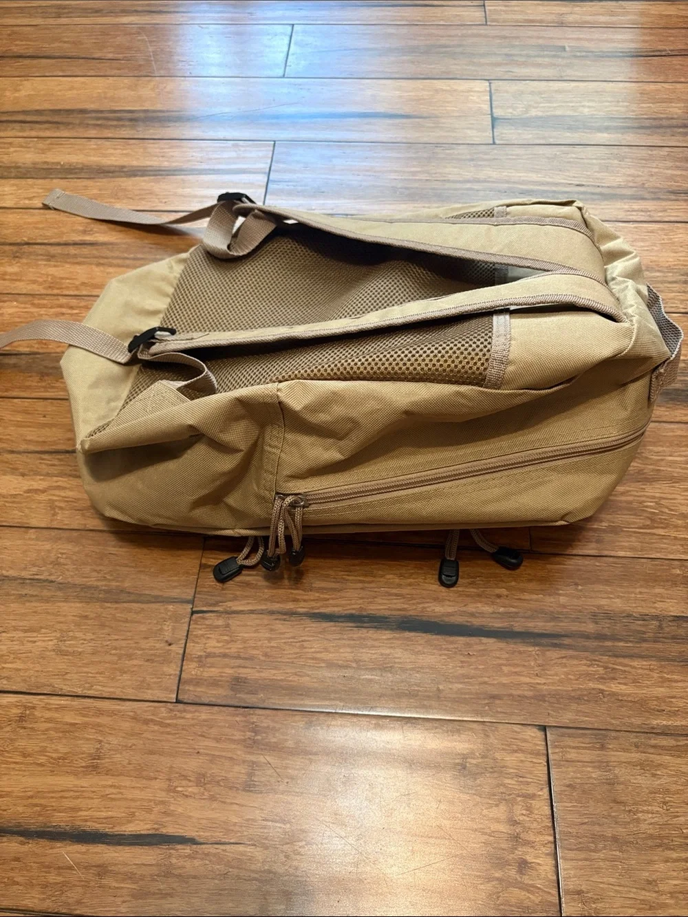 National Rifle Association NRA Backpack 15”X 12” Tan Tactical Gear Beige